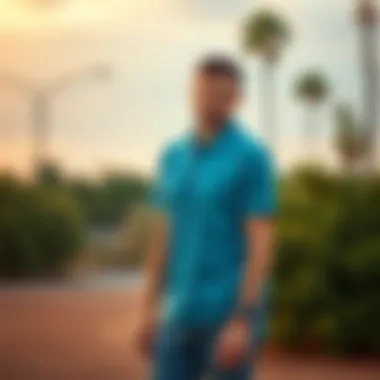 Versatility of the Black and Blue Polo Shirt Versatility of the polo shirt in different environments