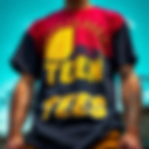 A collection of vibrant teen tees showcasing unique designs inspired by skate culture.
