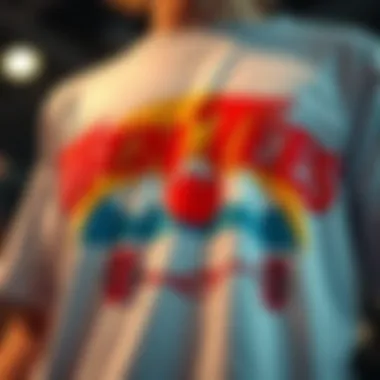 A close-up of a teen tee featuring iconic skateboarding graphics that symbolize a lifestyle.