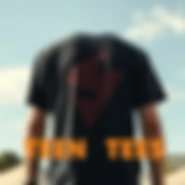 Trends in Teen Tees and Social Media Influence An infographic illustrating the rise of teen tee trends influenced by social media and skate culture.