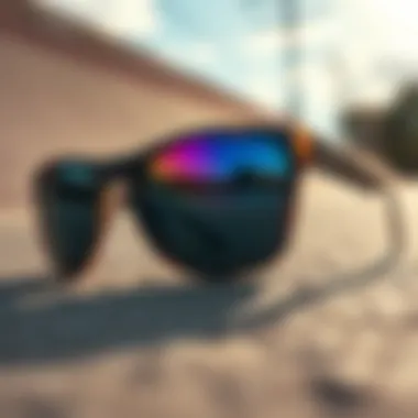 High-quality sunglasses with mirrored lenses