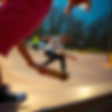 A dynamic handboarding session showcasing advanced tricks