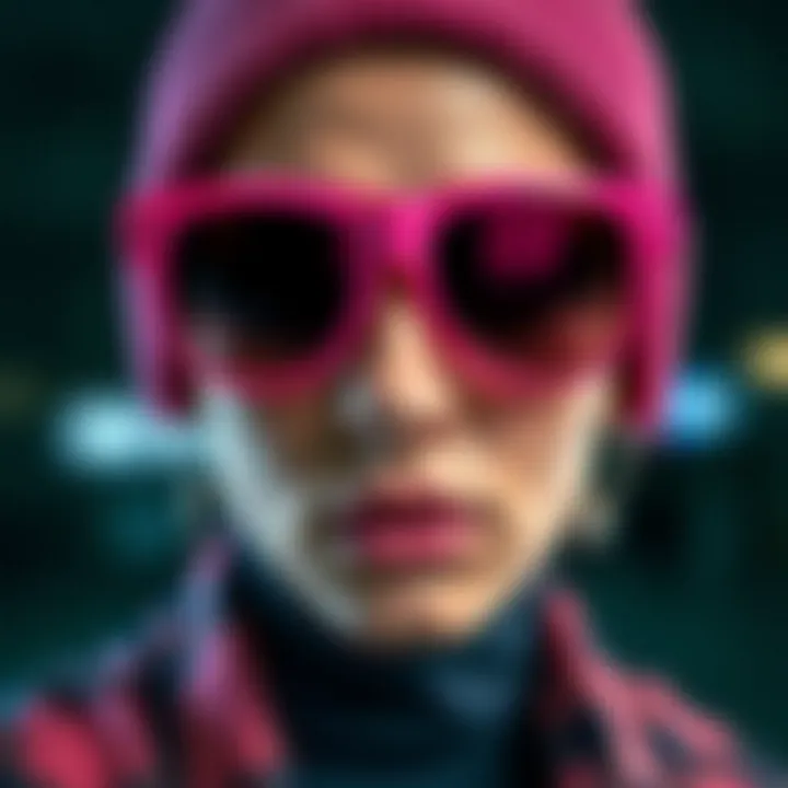 An artistic representation of color psychology highlighting pink in fashion