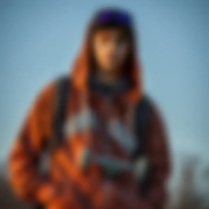 A skateboard zip hoodie styled with accessories for a trendy look