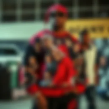 Cultural Impact: Celebrities Embracing the Style Collage of celebrities wearing similar styles to the Tupac sweater