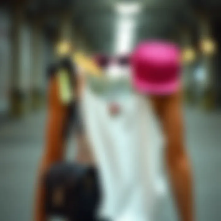 Accessorizing: Complete the Look A collection of accessories paired with a white spaghetti strap tank top