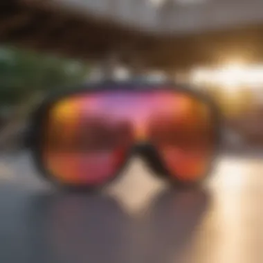 Oakley Prizm lenses showcasing polarization effects