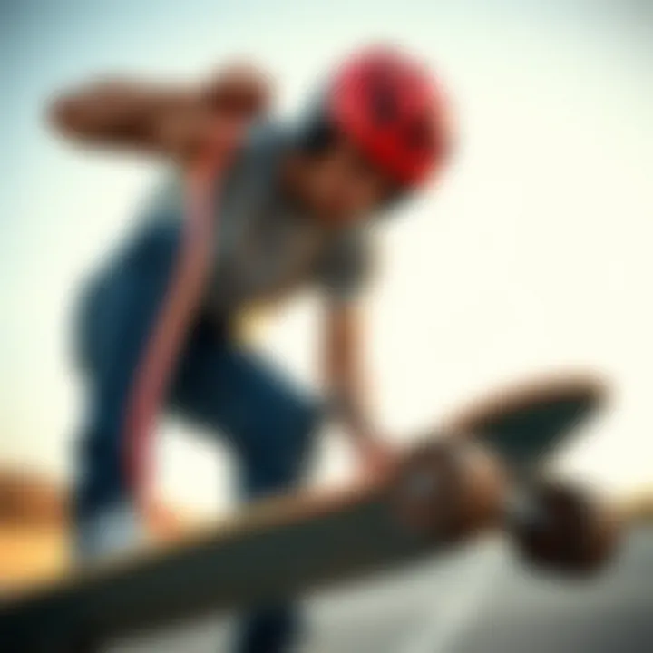 Fine-tuning Pivot Cups for Enhanced Maneuverability Skater adjusting pivot cups for optimal performance