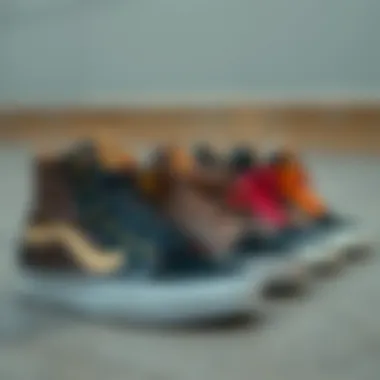 Historical timeline of Vans high top shoes evolution