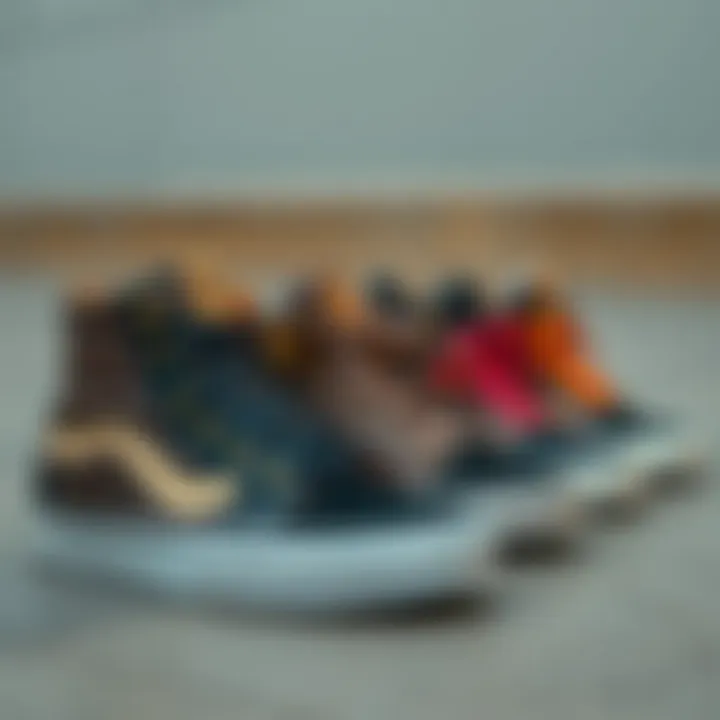 Historical timeline of Vans high top shoes evolution