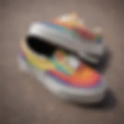 Vans Rainbow Platform showcasing vibrant colors