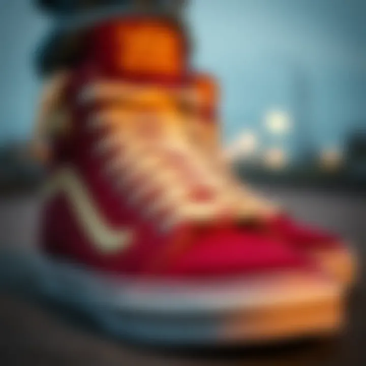 Premium Materials of Vans SK8-Hi Limited Edition A detailed look at the premium materials used in the construction of the Vans SK8-Hi Limited Edition.