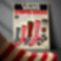 A vintage poster showcasing the evolution of Vans striped socks through different skateboarding eras.