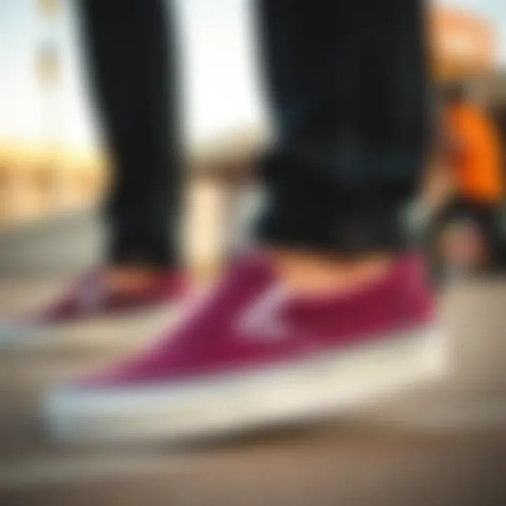 Vans Trek Slip-On: Perfect for Casual Skating Vans Trek Slip-On in a casual skate setting