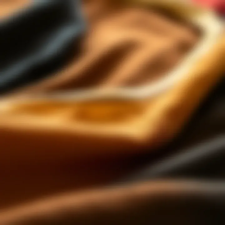 Fabric Textures of Tank Tops Close-up of different fabric textures for tank tops